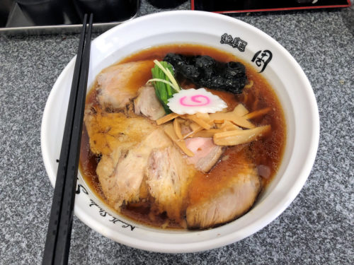 生姜醤油チャーシュー麺